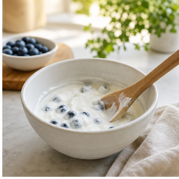 Step 2: Mash each blueberry with a fork until the skins are broken and the fruit looks juicy instead of whole.
